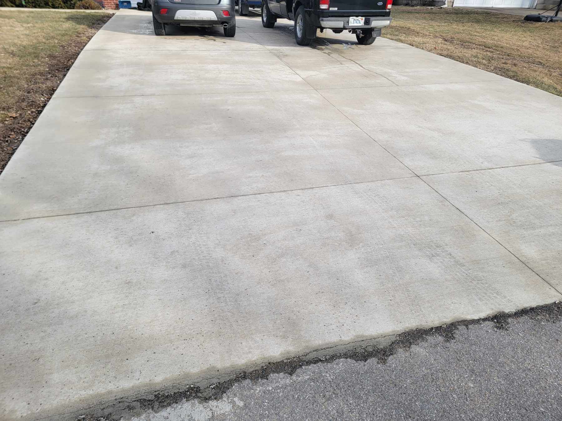 Concrete flatwork for pole barn